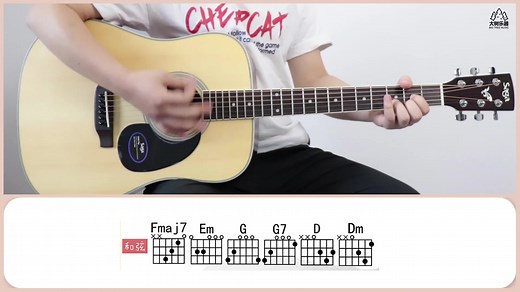 【吉他教学】电影《Begin Again》插曲-《Lost Stars》Adam Levine/Keira Knightley-吉他弹唱翻唱教学-大树音乐屋
