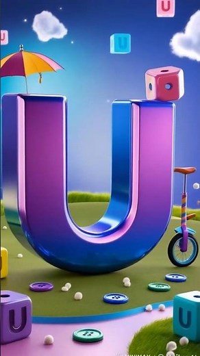 Letter U | ABC | U for Umbrella #LetterU #PhonicsForKids