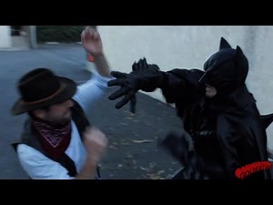 Batman: The Dark Knight Theme Song Behind the Scenes Fight! Take 1 - Goldentusk