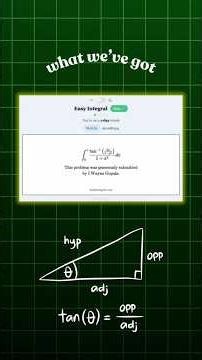 The trig identity that saves you #calculus #apcalculus #mathematics