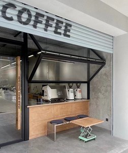 [Hot Item] Double Glass Flip-out Window for Cafe Coffee Shop Restaurant Vertical Flip up Window Price