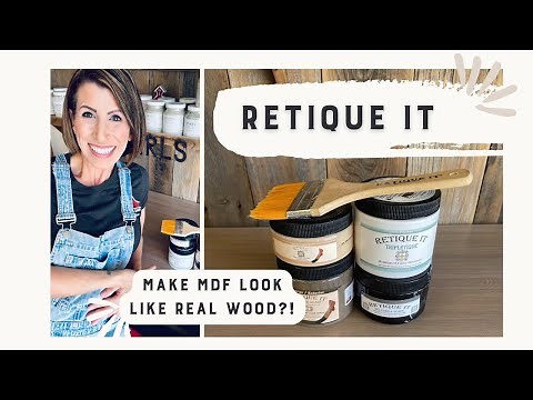 How to Make Fake Wood Look Like Real Wood! | Prime, Grain, + Stain MDF