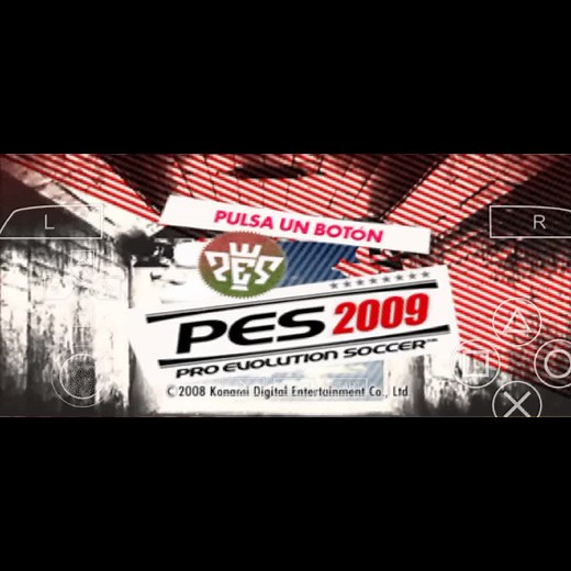 Pes 2009 para PPSSPP con cámara lejana y modo tour mundial