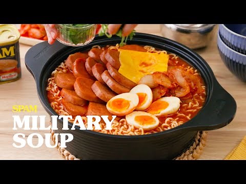 SPAM® Budae Jjigae (Korean Military Soup) Recipe
