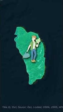 The Most Untouched Island in the Caribbean #geography #didyouknow #map
