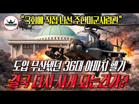 도입 백지화 됐던 아파치 헬기 재구매 위해 '전 주한미군사령관이 직접 나선다'