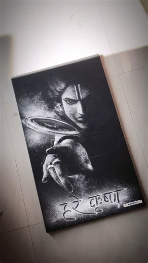 Krishna 🙏🏻 Solt Creative Drawing 😲🔥 || #viralshorts #krishna #creative #ytshorts #shortsfeed