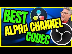 Best Alpha Channel Video Codec For OBS - Low CPU Usage - Low Dropped Frames