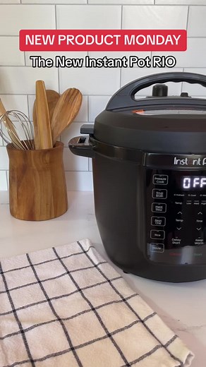 Happy ✨New Product Monday✨ to all those who celebrate! Meet our new Instant Pot Rio. This sleek multi-cooker makes a great kitchen companion, with 7-in-1 functionality, 13 smart programs, and an anti-spin inner pot! All this and more wrapped up in a stylish matte black finish. #instantpot #instantpotlove #instantpotcooking #instantpotcommunity #newproduct #newproductalert #instant #instantpot