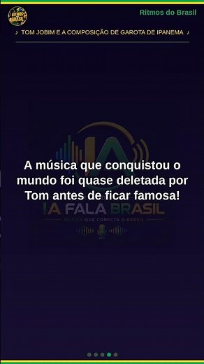 🎵 A VERDADE sobre Garota de Ipanema que ninguém sabe!