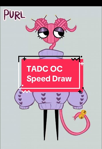 Speed Drawing of My TADC OC Purl