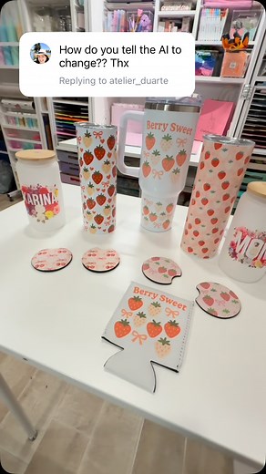 Crafty Kari | Here’s a slower tutorial on using @joinplaygroundai to create your own sublimation designs 🫶 Since the files download as PNGs, you can use... | Instagram