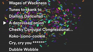 Not all playlist titles are created equal. The best playlist title we've seen this month is... | Spotify