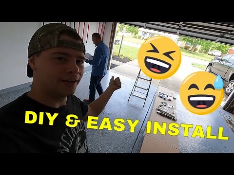 Easy! Step-by-step Installation for Wayne-Dalton Model 9605 Garage Door (16' X 7')
