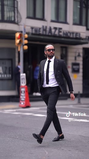 Make a bold statement this fall with the Double-Breasted Black Suit from HolloMen. This suit exudes elegance and sophistication, perfect for formal affairs, business meetings, and weddings. Shop now to elevate your style for every occasion. #Hollomen #Suits #Mensfashion #Menstyle #Shopnow