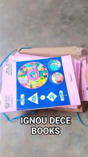 #Ignou dece books📖🖊️ unboxing.#ignou #dece #julysession
