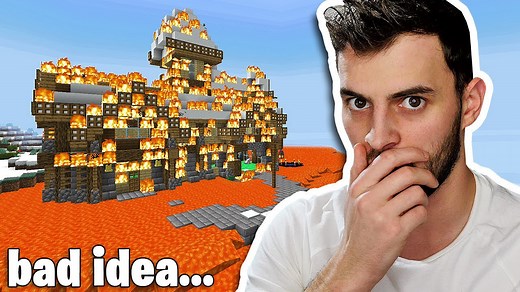 100 Players Invaded My Hardcore Minecraft World