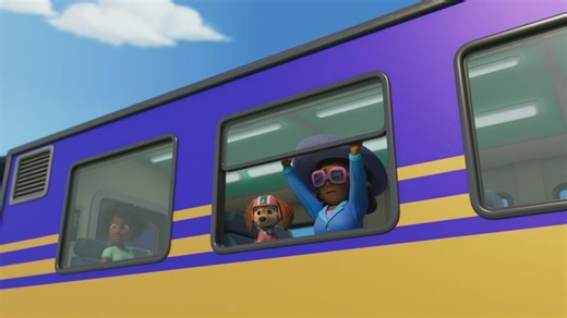 Galinetta : conductrice de train / Des animaux très chics - La Pat'Patrouille - Play RTS