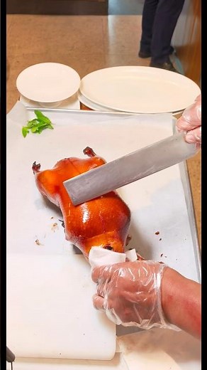 Perfect Duck Skin + Perfect Knife Skills 🔥 #usa #foryou #shorts