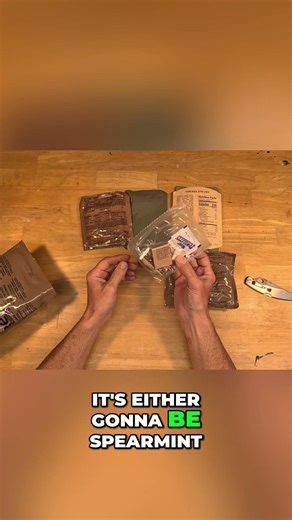 MRE Trail Mix Protein, Carbs, Gum & NO COFFEE!