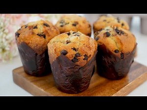 Bakery Style Jumbo Chocolate Chip Muffins