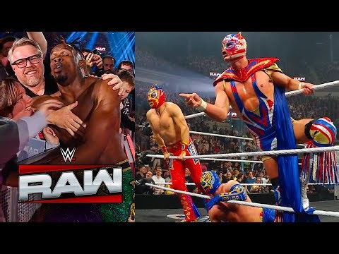 Je’Von Evans Escapes From Brutal Announce Table Attack at WWE Raw!