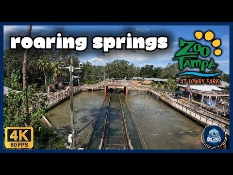 Roaring Springs Water Ride at ZooTampa (4K 60FPS)
