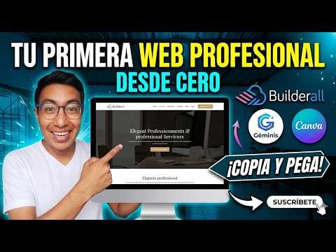 👉Tu Primera Web con BUILDERALL: Guía Completa para Principiantes sin Saber Programar.😲