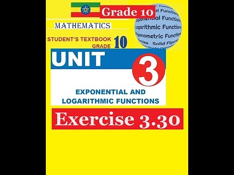 Mathematics Grade 10 Unit 3 Exercise 3.30 ‪@mathT_21‬