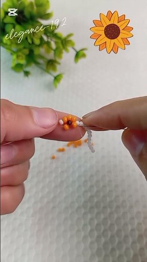 #Seed Beads Diy Ring Tutorial🌻