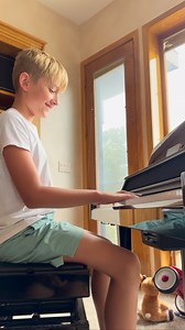 2.4K views · 135 reactions | Jack has been teaching himself how to play piano this summer. This song is called Prelude in C and it’s a song my mom could play by heart so I heard it often growing up. So, to see Jack playing it on HER piano, evokes emotions I don’t even know how to articulate. 凉 | True Crime Kelly | Facebook