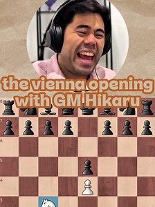 Learn the vienna from the the Gm ,the one and only Hikaru Nakamura #chess #hikaru @Hikaru Nakamura