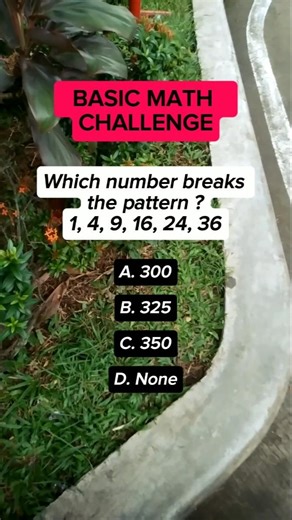 Which number breaks the pattern ?