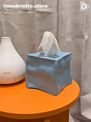 11K views · 100 reactions | Air Dry Clay Tissue Box Creation | Art & Creator | Facebook