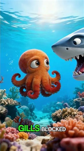 Octopus vs Shark: Who Actually Wins? #octopusvssshark #sharkvsoctopus