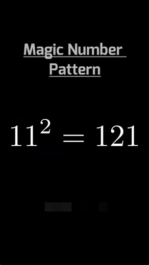 magic number pattern. #mathpatterns #pattern #math #mathfun #viral #trending