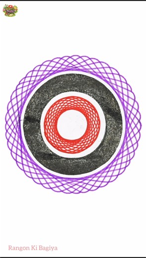 Beautiful Spirograph Design 💖 | Easy Drawing for Beginners #art #design #yt #viralshorts