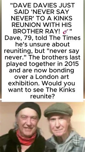 Never Say Never 🎸#TheKinks #DaveDavies #Shorts
