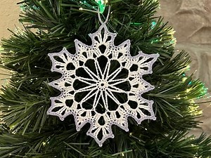 Frosted Snowflake 3, Crochet