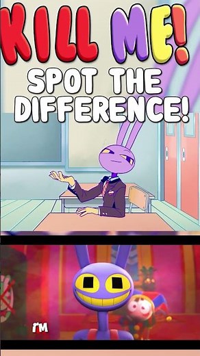 Jax KILL ME Song SPOT THE DIFFERENCE MAID EDITION ( TADC / The Amazing Digital Circus Animation )