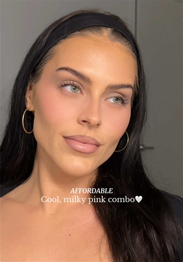 Obsessed with this Affordable Milky Pink Lip Combo