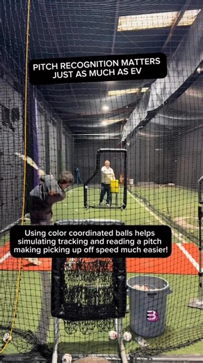 There’s more to hitting than just exit velocity. One of the most overlooked aspects of hitting is pitch recognition—the ability to pick up spin, speed, and location early. That’s why training with colored balls can be a game-changer. By assigning different colors to different pitch types or zones, hitters train their eyes and brain to process visual cues faster. Over time, this improves timing, pitch selection, and plate discipline—leading to more productive at-bats and consistent contact. Every