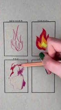 How to Draw Fire on Different Levels #howtodraw #drawingtutorial #pencildrawing Artane