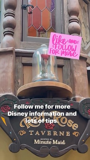 Red Rose Tavern At Disneyland has such great theming! It's one of my favorite quick service resturants at Disneyland. Have you eaten there? | Mix In Some Magic