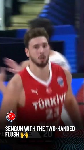 Alperen Sengun Two-Handed Flush | EuroBasket 2025 💪🔥