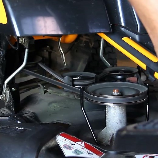 Mower Drive Belt So Loose When Turned Off?