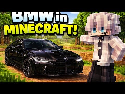 The Most REALISTIC Car Mod in Minecraft! (BMW)