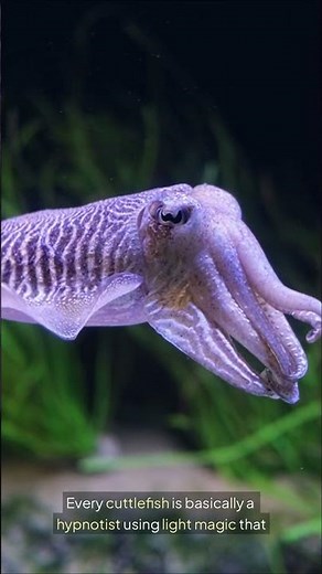 🐙 Cuttlefish Can Hypnotize Their Prey with Invisible Light Tricks