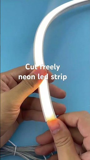 Freely Cut Flex Neon LED Strip for Project#neon #neonLEDstrip #neonlightstrip #flexneon