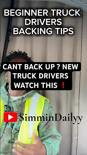 BACKING UP A SEMI TRUCK | TIPS FOR NEW TRUCK DRIVERS #cdl #truckdriverlife